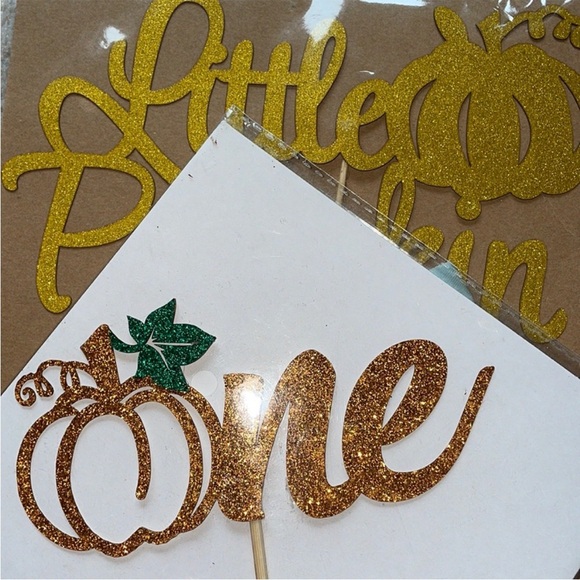 Fall First Birthday Party Decor - One & Little Pumpkin - Picture 2 of 3